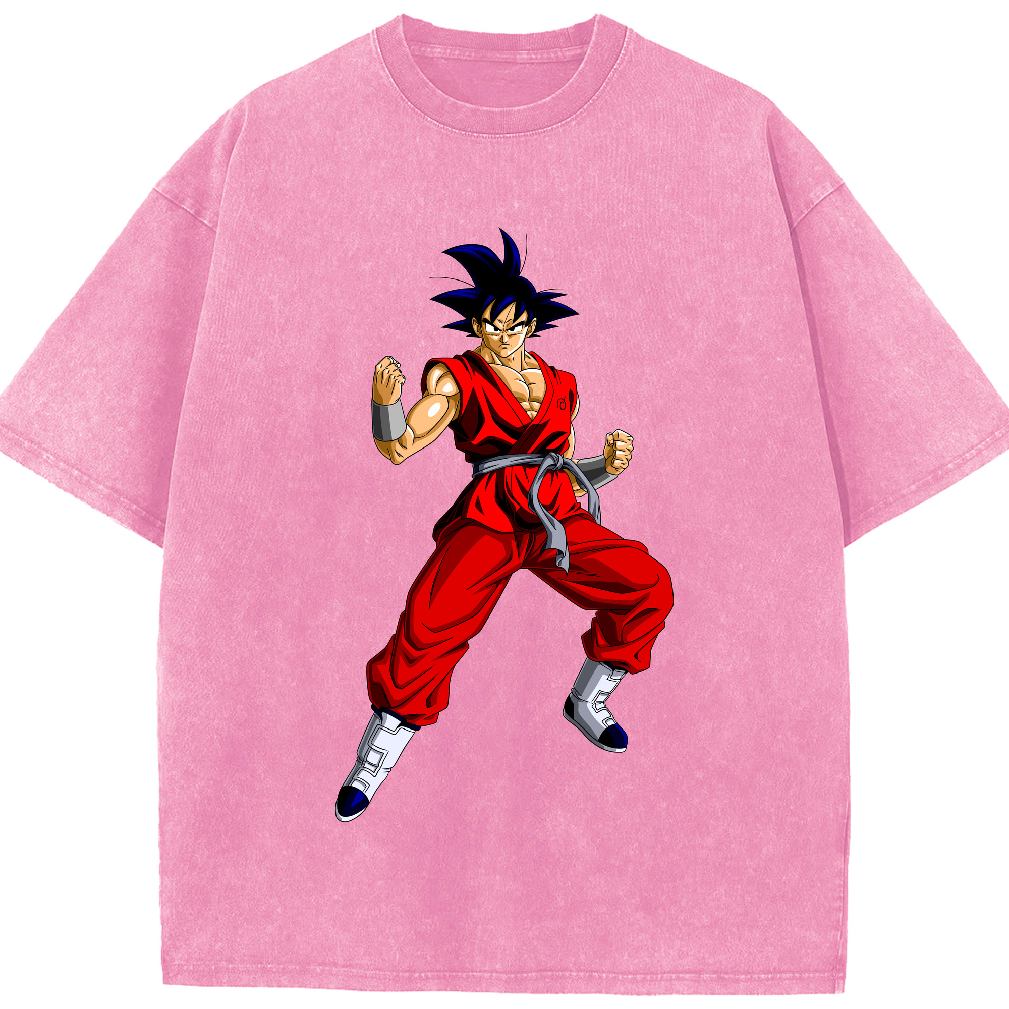 ドラゴンボール 孫悟空（そん ごくう）Son Goku カカロット DRAGON BALL Kakarotto 綿100% ヴィンテージ風 半袖Tシャツ（フロントプリント）